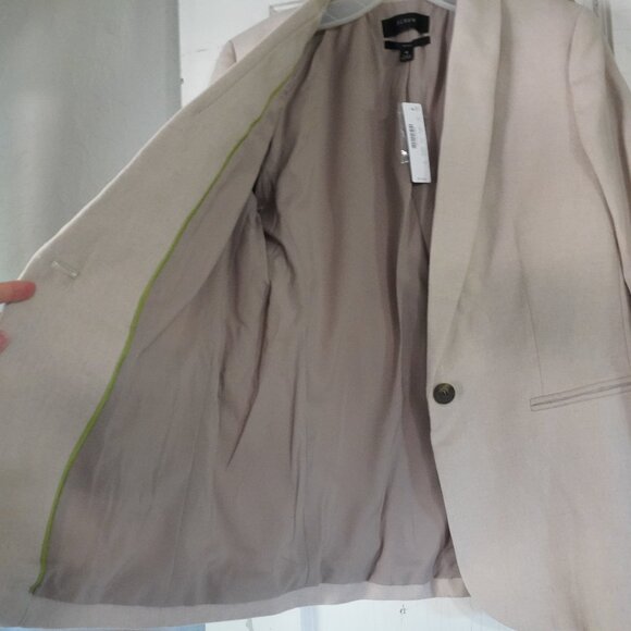 J.Crew Parke Tan Blazer - Picture 4 of 10